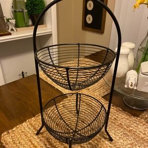 Two tiered basket